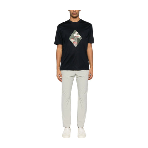 Emporio Armani T-shirt T-shirt Uomo maxi stampa frontale S - Francavilla Moda